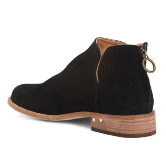 new  BEEK Suede Falcon Booties  black for women - Picture 2 of 5